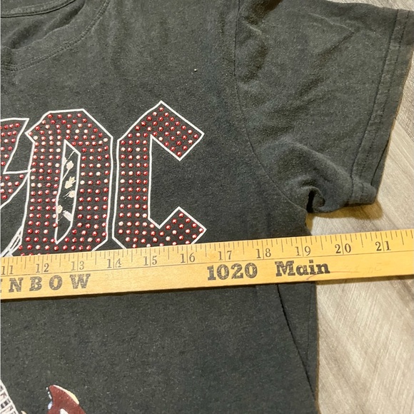 For Those About To Rock T-Shirt Women's Large L Short Sleeve / Women Do It Lot 2 - Picture 6 of 6